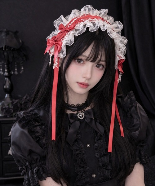 Bling Leads カチューシャ 「Bls」「ZA」「Bling Leads」編み上げ