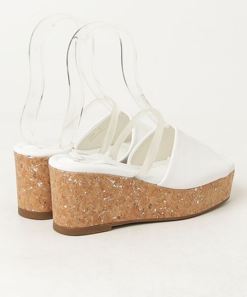 「ODETTE E ODILE」 フラットサンダル 36 ホワイト レディース_画像2