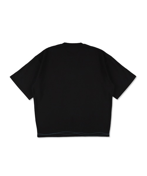 WIND AND SEA（ウィンダンシー） tシャツ WAVE BLUE STITCH TEE メンズ