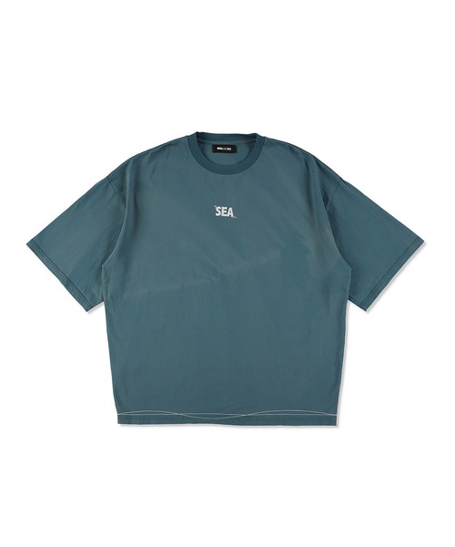 WIND AND SEA（ウィンダンシー） tシャツ WAVE BLUE STITCH TEE メンズ