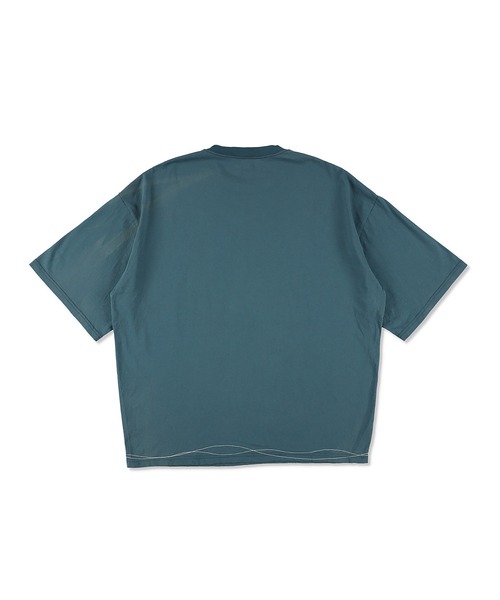 WIND AND SEA（ウィンダンシー） tシャツ WAVE BLUE STITCH TEE メンズ