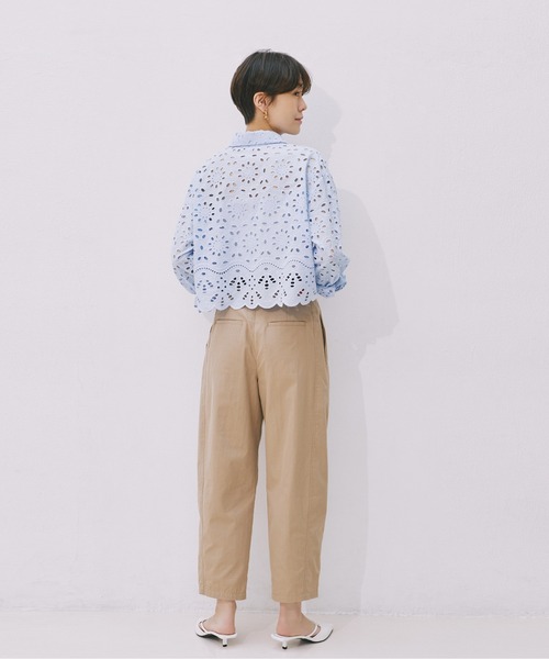 「UNIVERSAL OVERALL」 パンツ M ベージュ レディース_画像7
