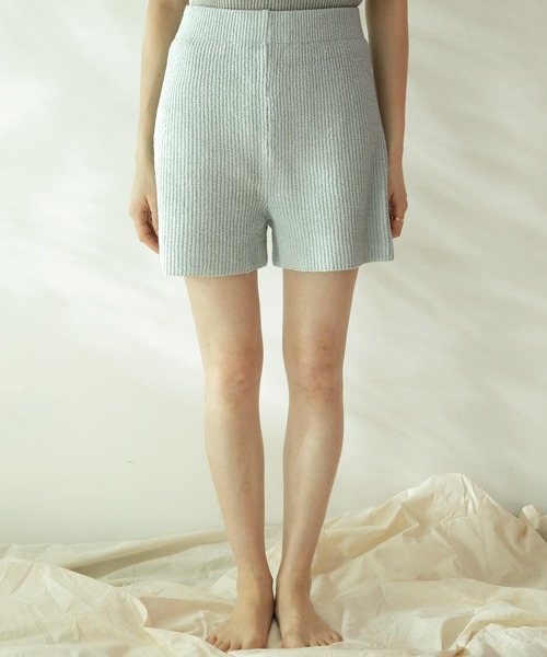 「KBF」 ショートパンツ ONE ミント レディース_画像9