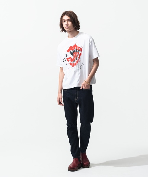 「glamb」 スキニーデニムパンツ L インディゴブルー メンズ_画像2