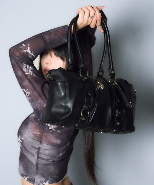 Subciety（サブサエティ） ボストンバッグ Gathered boston bag メンズ 