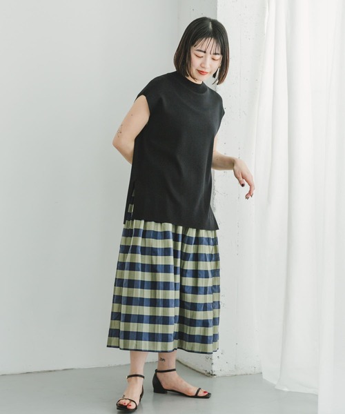 「ITEMS URBANRESEARCH」 スカート FREE グリーン系その他 レディース_画像9