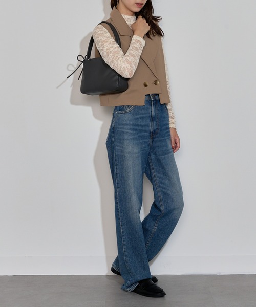 「MAISON BREEZE reveur」 ハンドバッグ FREE ブラック レディース_画像9