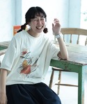 tシャツ 半袖 アートな気分のプルオーバー レ...の詳細画像2