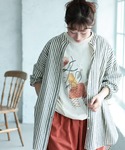 tシャツ 半袖 アートな気分のプルオーバー レ...の詳細画像4