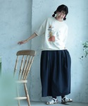 tシャツ 半袖 アートな気分のプルオーバー レ...の詳細画像5