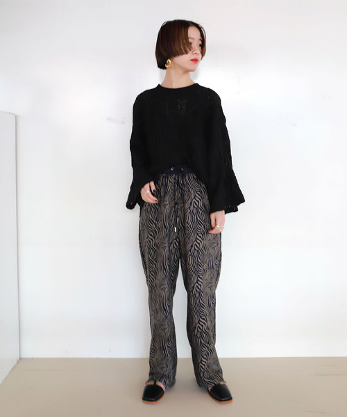 「CITYSHOP」 イージーパンツ 38 レッド系その他 レディース_画像6