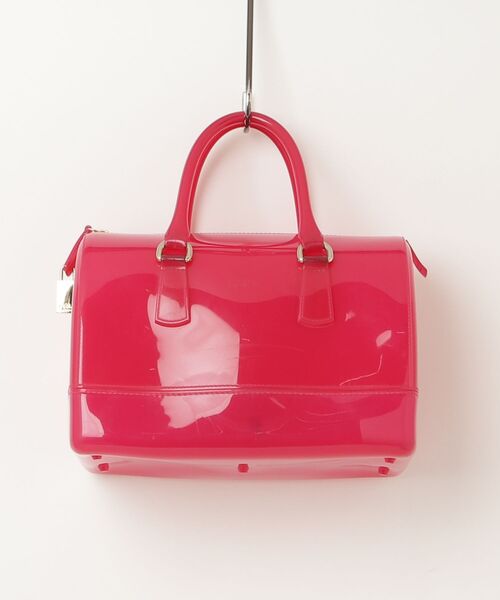 FURLA（フルラ） ワンポイントボストンバッグ - ピンク レディース