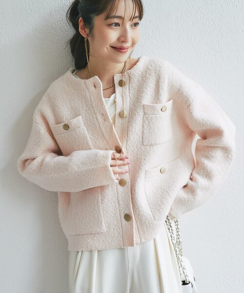 La boutique Bonbon（ラブティックボンボン） ジャケット ノーカラー