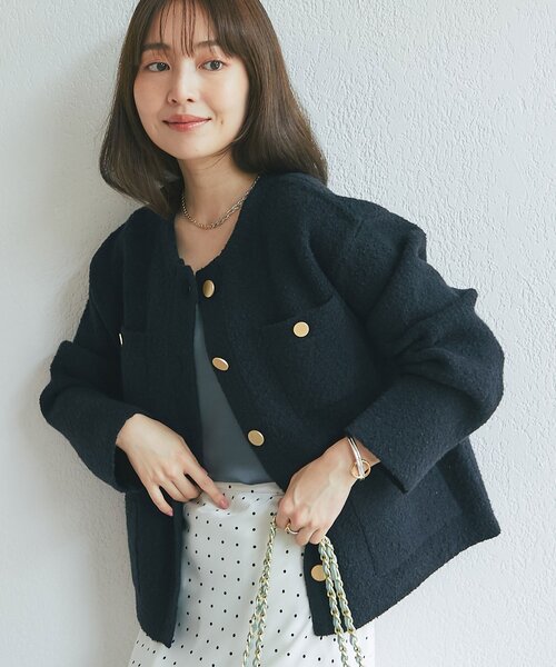 La boutique Bonbon（ラブティックボンボン） ジャケット ノーカラー