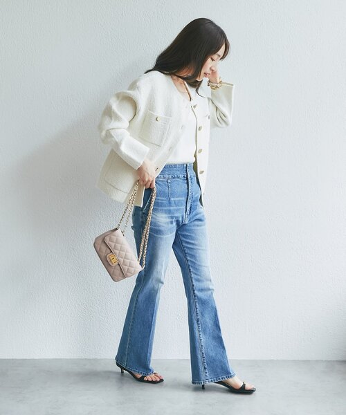 La boutique Bonbon（ラブティックボンボン） ジャケット ノーカラー