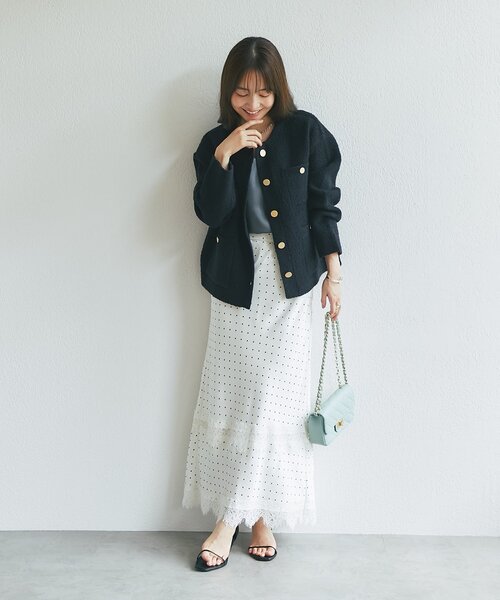 La boutique Bonbon（ラブティックボンボン） ジャケット ノーカラー