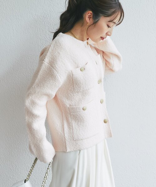 La boutique Bonbon（ラブティックボンボン） ジャケット ノーカラー