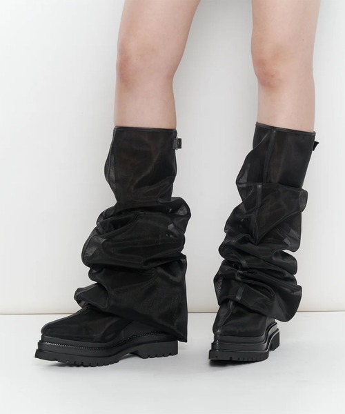 POOLDE（プールデ） ブーツ SHEER MELTED BOOTS レディース : ZOZOTOWN