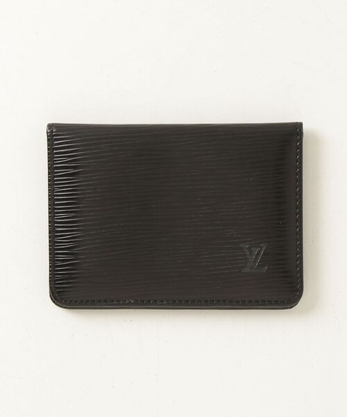 ゆな 　Louis Vuitton 名刺入れ ブラック LOUIS VUITTON（ルイ・ヴィトン） カードケース - ブラック レディース