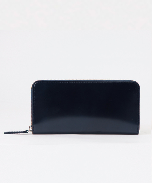 【 P.I.D 】コードバン 長財布 P.I.D 長財布 財布 コードバン 本革 ラウンドジップ長財布 メンズ