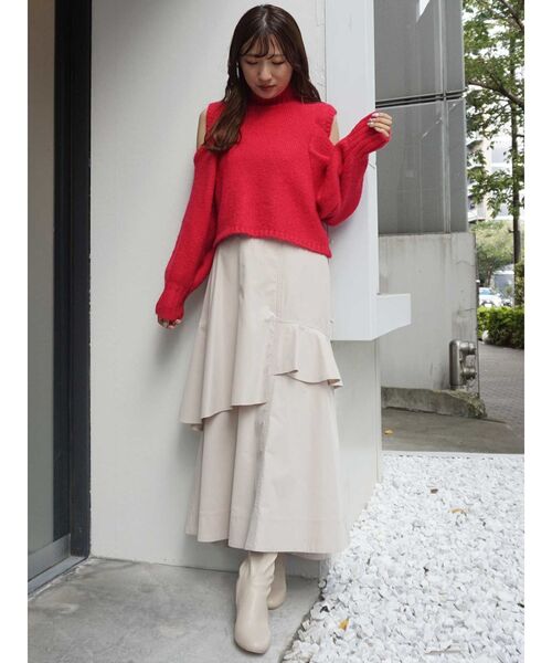 MERCURYDUO（マーキュリーデュオ） スカート アシンメトリーティアード