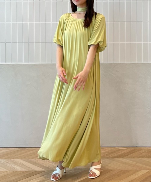 EIMY ISTOIRE（エイミーイストワール） ワンピース ストリングギャザー