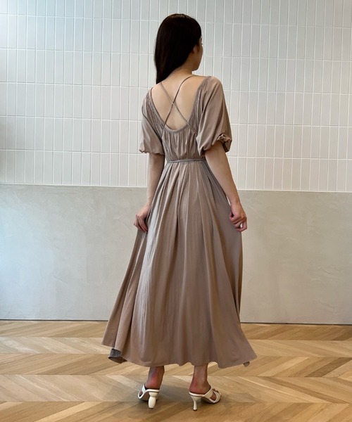 EIMY ISTOIRE（エイミーイストワール） ワンピース ストリングギャザー