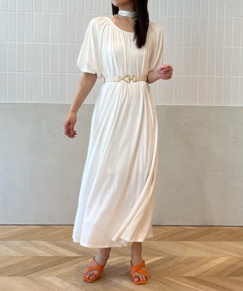 EIMY ISTOIRE（エイミーイストワール） ワンピース ストリングギャザー