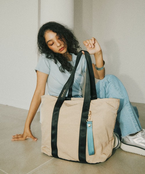 トートバッグ 「TRIP.INN」2WAY 目隠しポケット付ビッグトートバッグ