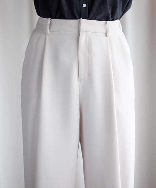 MassimoDutti｜立体感バルーンパンツ 裾ボタンがアクセント 美脚 裾ボタン2wayパンツ(F ブルー)｜ アンミッコ｜名古屋PARCO