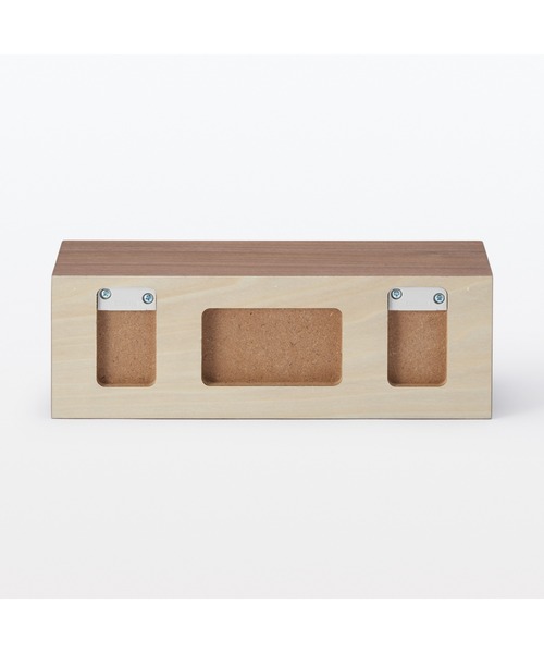 無印良品（MUJI） インテリア 壁に付けられる家具棚 ウォールナット材