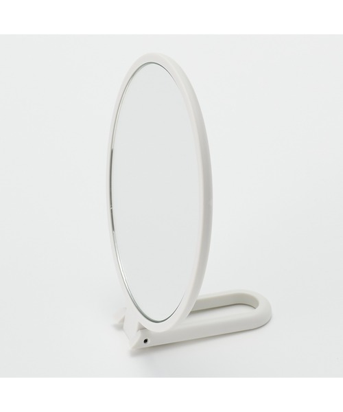 無印良品（MUJI） コンパクトミラー スチロール折りたたみ手付きミラー