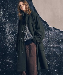 メゾンスペシャル　コート　黒　01 MAISON SPECIAL ノーカラーコート コート 「UNISEX」M-47 Prime