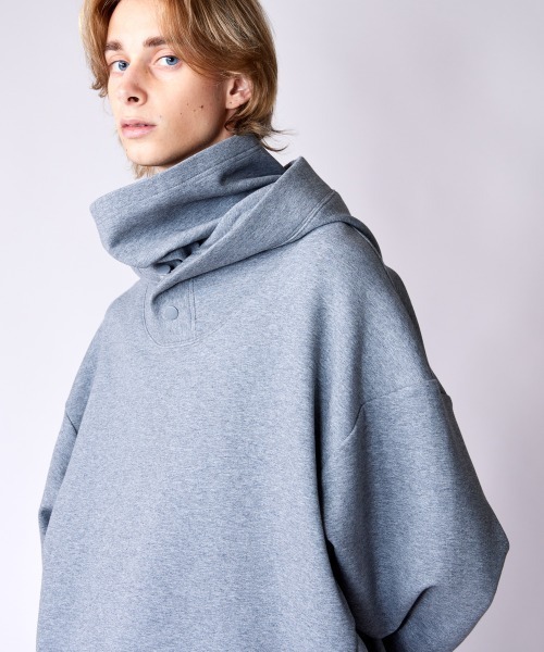 【SALE】ショールフード ビッグサイズパーカー●ネイビー FREAK'S STORE/12oz ヘビーウェイト ビッグシルエット プルオーバー