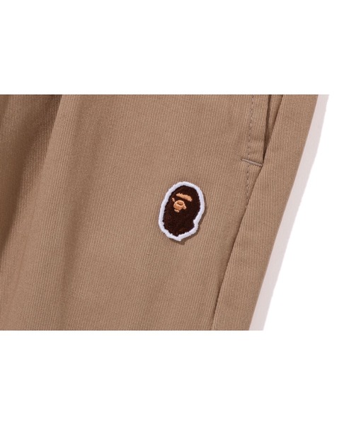A BATHING APE チノパン HEAD ONE POINT 2TUCK CHINO PANTS M
