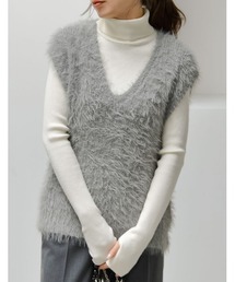 お値下げ✩.*˚sacai ニットフェザーベスト お値下げ✩.*˚sacai ニットフェザーベスト