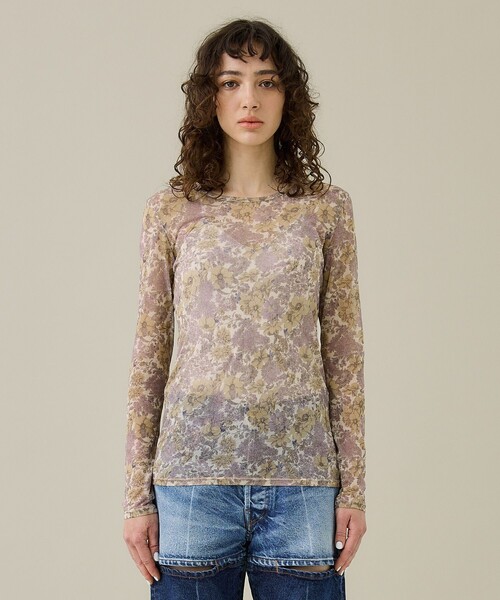 beautiful people/ビューティフルピープル】fringe jacquard