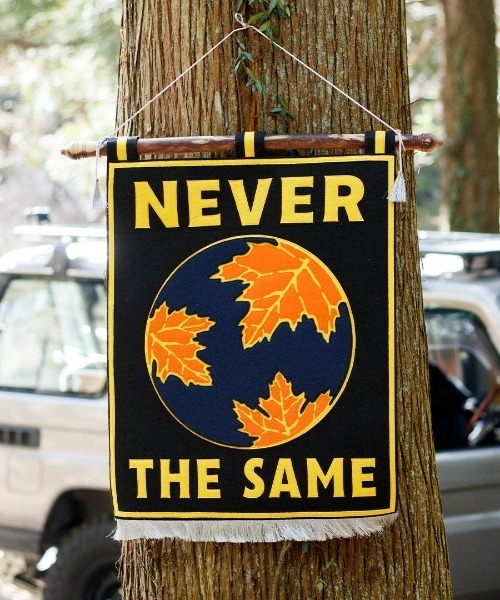 DULTON（ダルトン） ポスター FELT BANNER ”NEVER THE SAME”/ フェルト