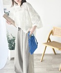 tシャツ レースを大人カジュアルに着こなす。ラ...の詳細画像5