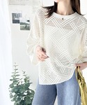 tシャツ レースを大人カジュアルに着こなす。ラ...の詳細画像4