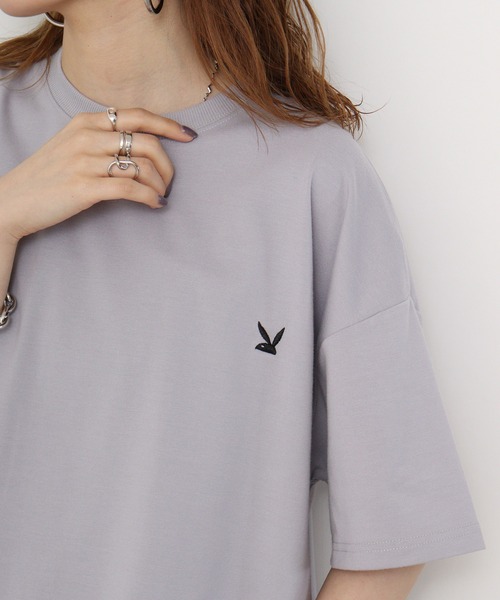 PLAYBOY プレイボーイ ユニセックス Tシャツ PLAYBOY tシャツ PLAYBOY/プレイボーイ LOGO TEE Tシャツ メンズ