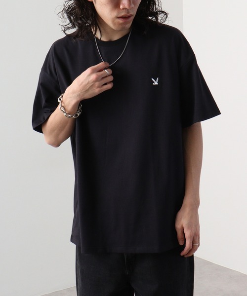 tシャツ Tシャツ メンズ PLAYBOYビッグTシャツ｜zozo｜06