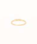 指輪 リング K18ダイヤデザインリング レディースの詳細画像1