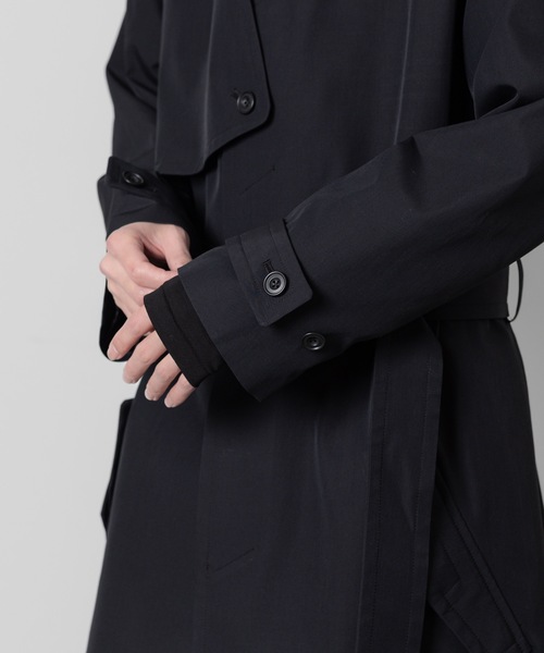 ATO（アトウ） トレンチコート コート stand collar single trench