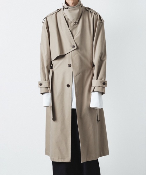 WIDE STAND NECK LONG コート 1 SLY | WIDE STAND NECK LONG コート (コート ) |SHEL'TTER WEBSTORE