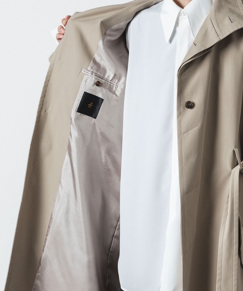 【ELLE HOMME】トレンチコート ATO トレンチコート コート stand collar single trench coat