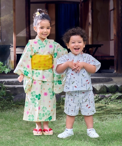 MIKI HOUSE（ミキハウス） 浴衣 浴衣・帯2点セット キッズ 子供 女の子