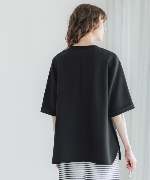 tシャツ バックプリーツダンボールトップス レディース LHELBIE tシャツ バックプリーツダンボールトップス レディース