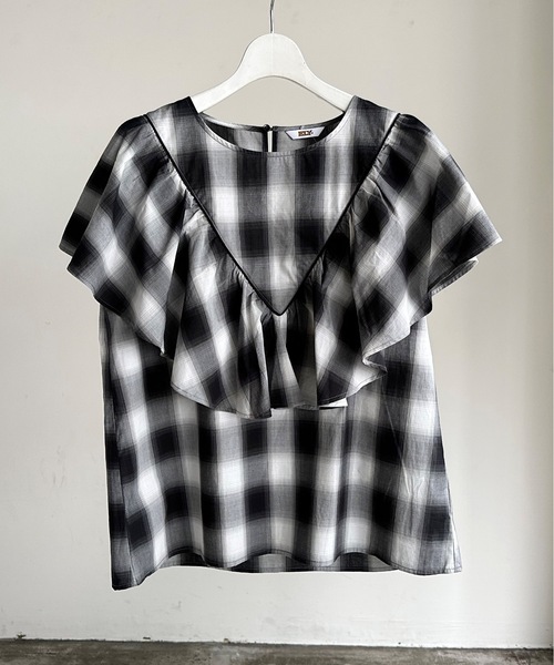 ブラウス シャツ ST:ELY /  RUFFLE FRILL BLOUSE ラッフルフリルブラウス レディース COMMON WARE ブラウス シャツ ST:ELY / RUFFLE FRILL BLOUSE