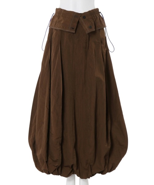 スカート UN3D./アンスリード/WAIST FOLD BALLOON SK レディース  